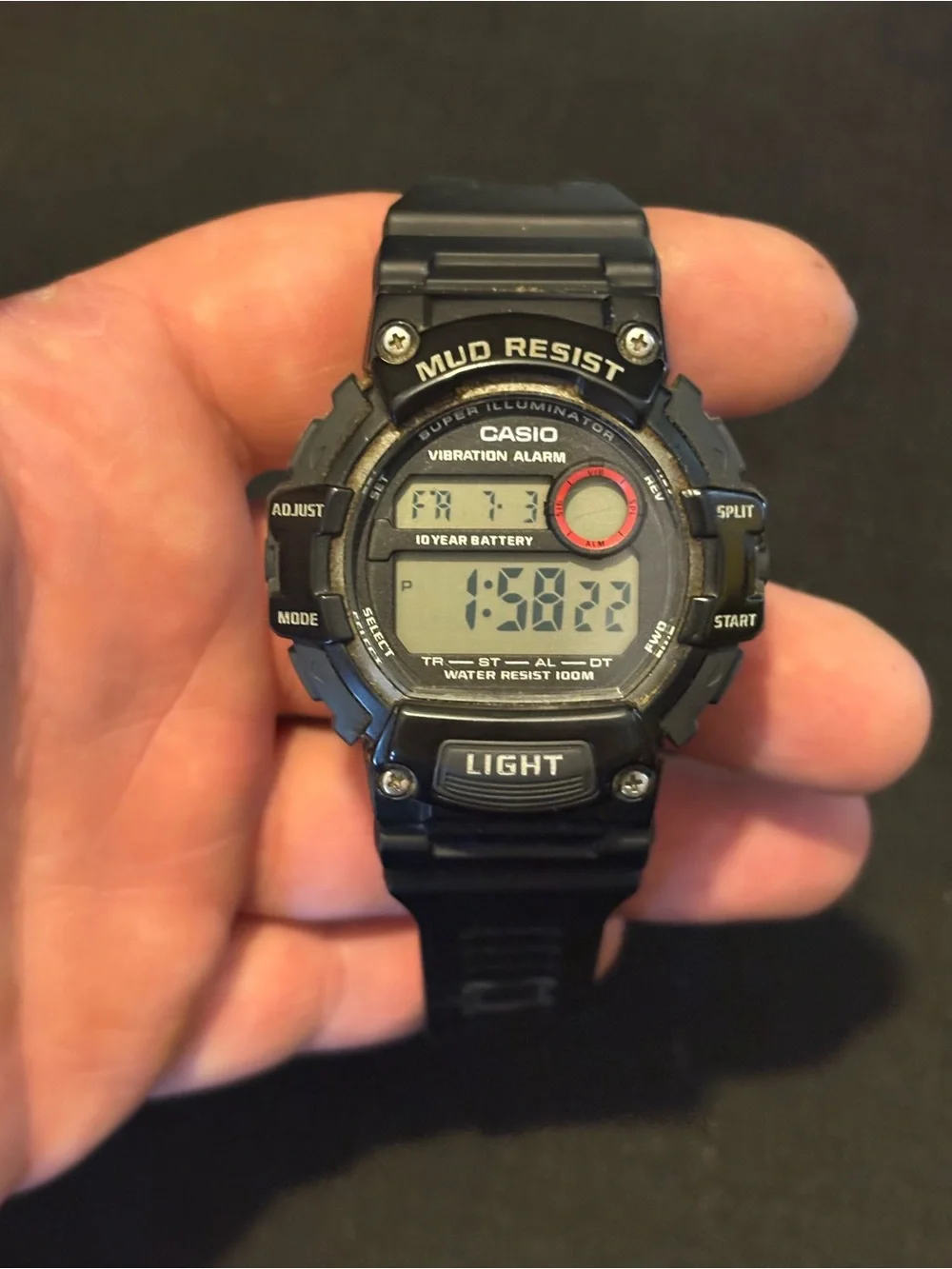 Casio TRT-110H Men’s Wristwatch (there Are Number Engraved On The Back)